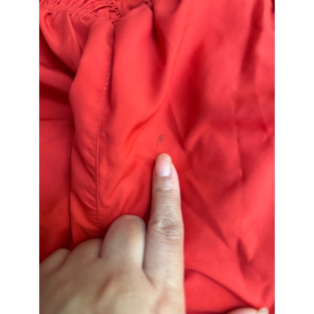 Nike Womens Dri-FIT Running Shorts Red Mesh Panel Athletic Gym Shorts Size M - Picture 5 of 8